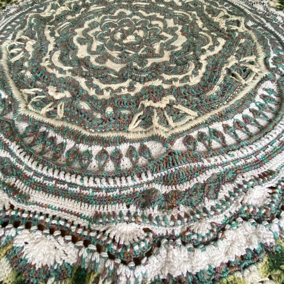 ❌sold❌ Mandala Madness Hand Made Crochet 78" - Picture 11 of 13